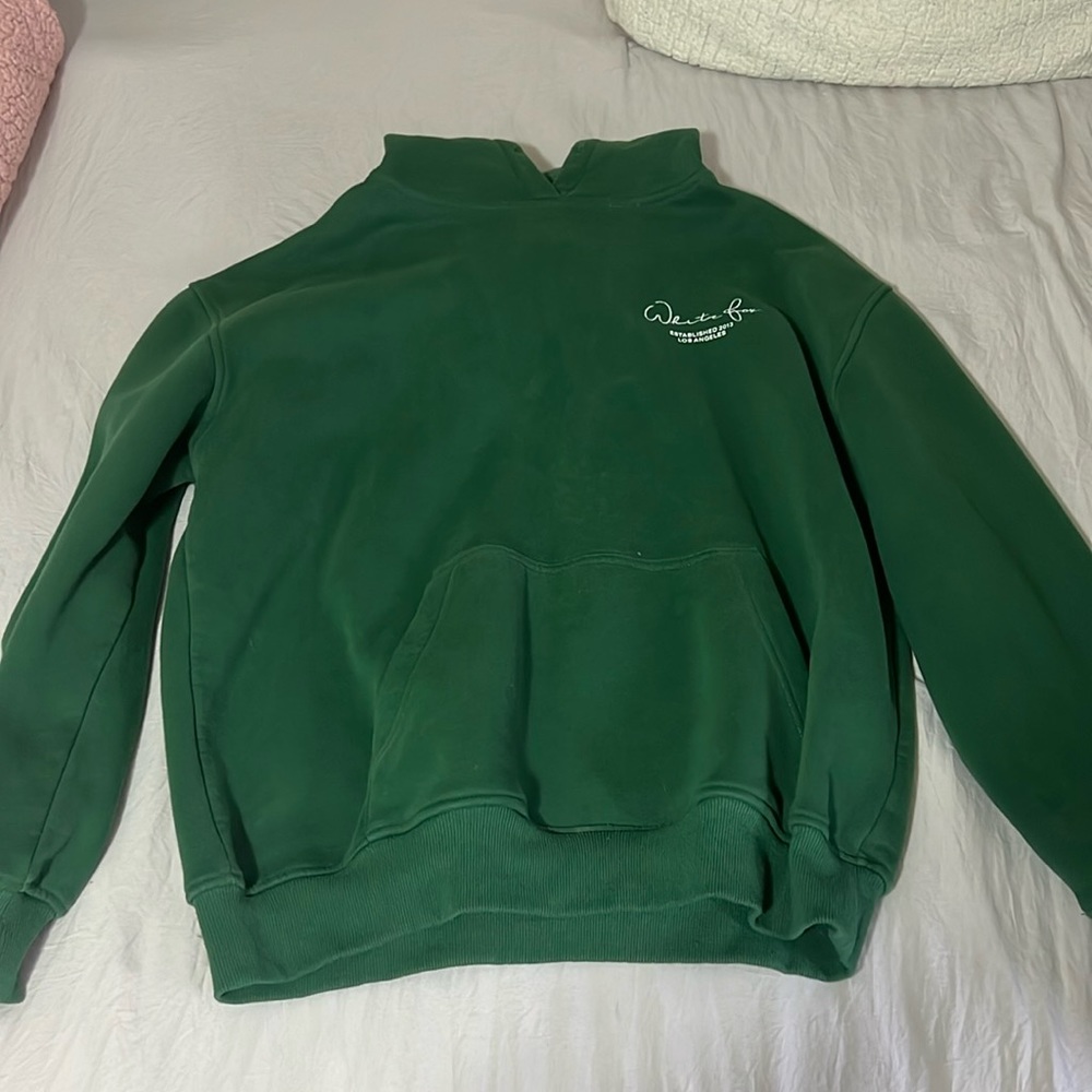 White fox hoodie